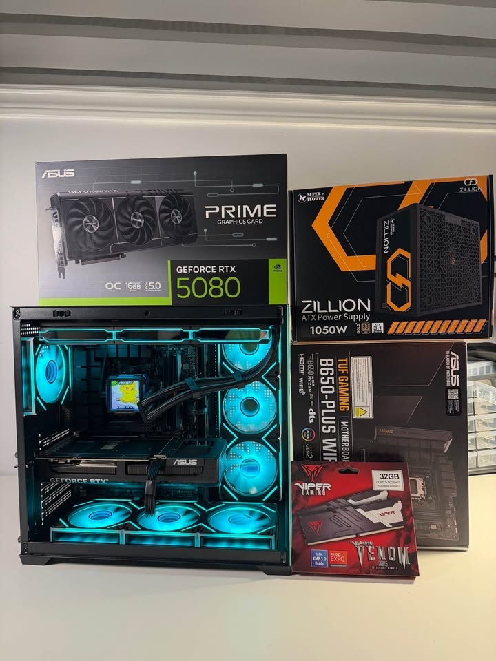 RTX 5080 + RYZEN 7 9800X3D + 32GB DDR5 GAMING PC - photo 4