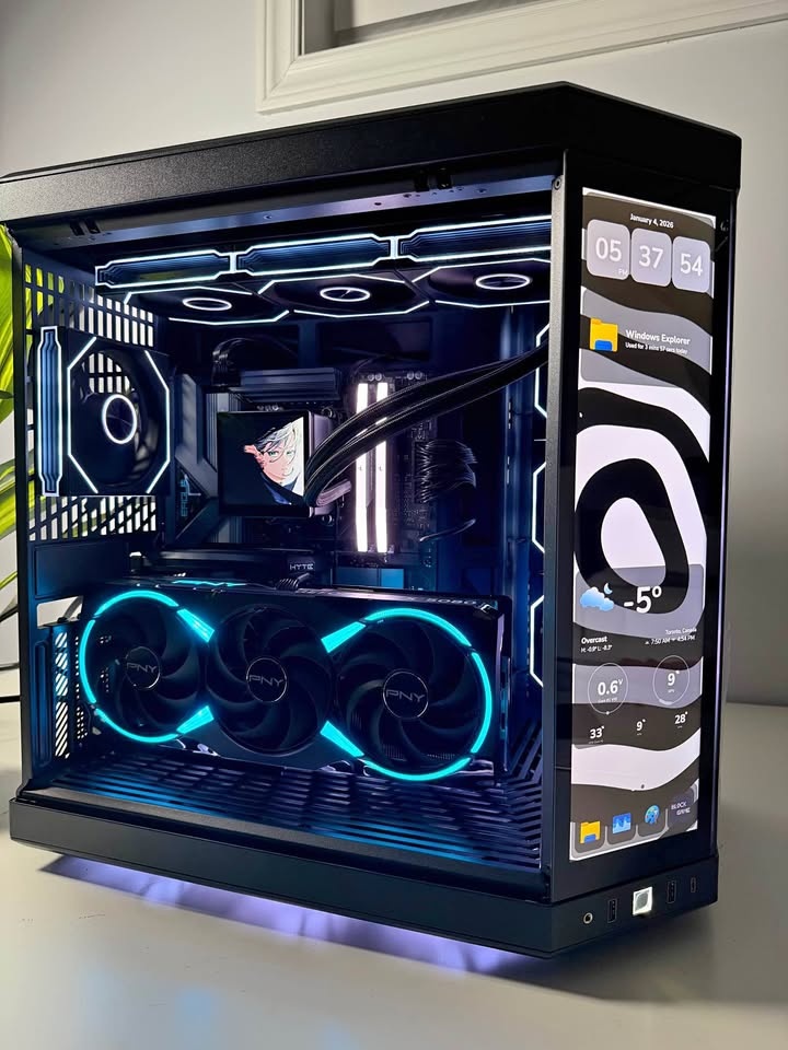 RTX 5080 + Ryzen 7 9800X3D Gaming PC