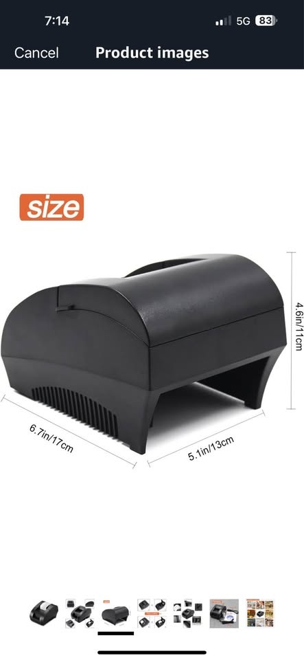 Brand New 58MM USB Thermal Receipt Printer - photo 3