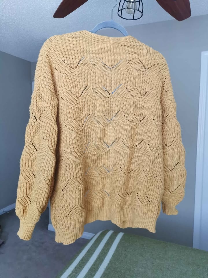 Women’s Loose Knit Cardigan Size M - photo 3