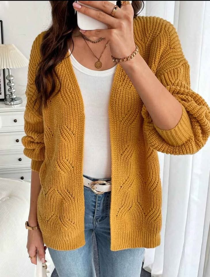 Women’s Loose Knit Cardigan Size M - photo 5
