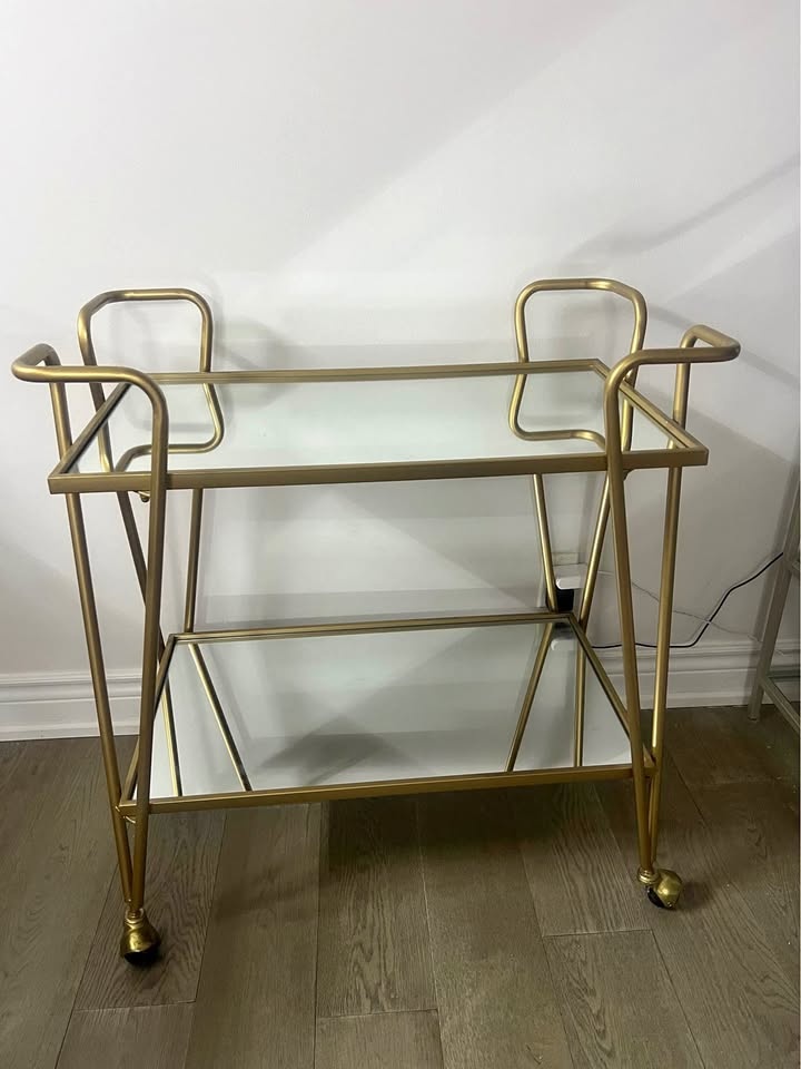 Gold Bar Cart