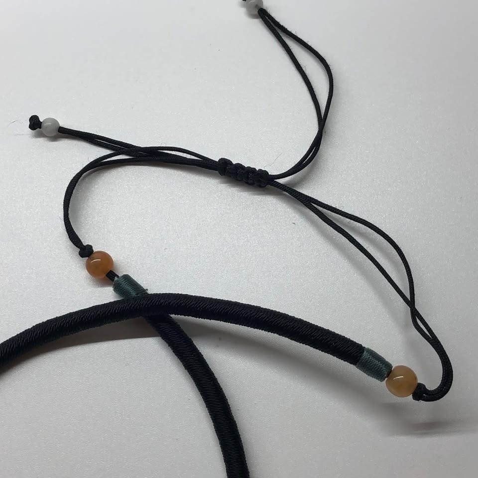 Coloured Glaze (Liuli) Pendent Necklace. Year of the Horse - photo 4