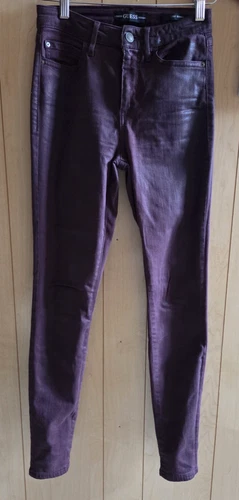 Guess Women's Deep Burgundy Skinny Jeans Size 24 - photo 2