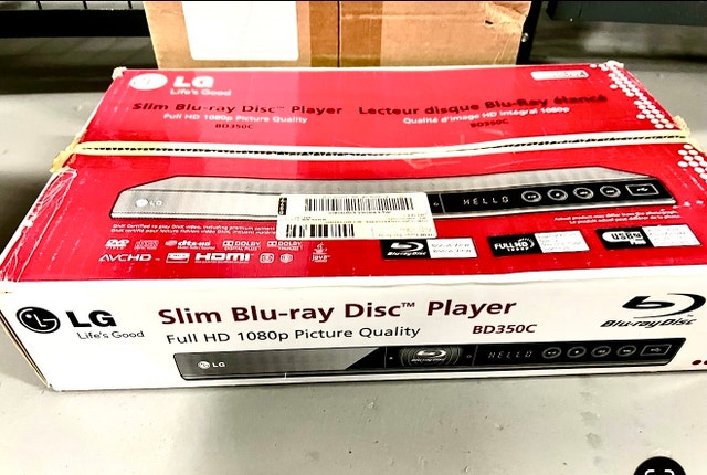LG Blu-Ray Disc Player BD350C