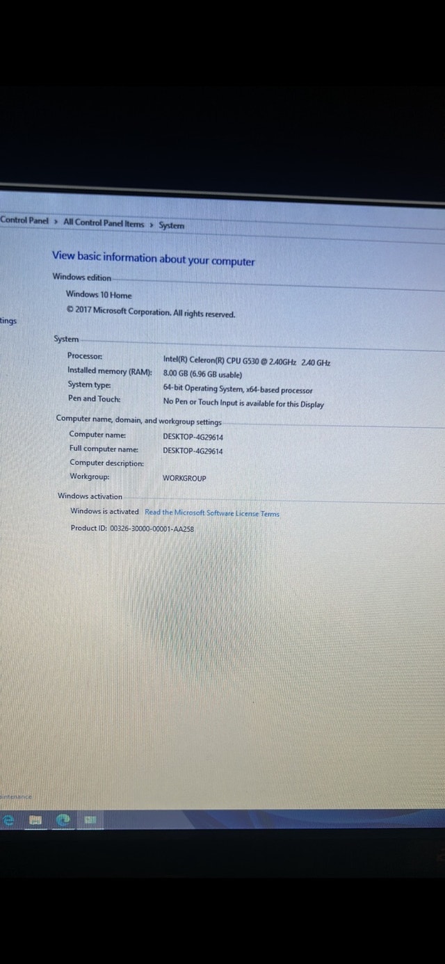 Intel X2 CPU 8GB RAM Windows 10 Desktop - photo 2