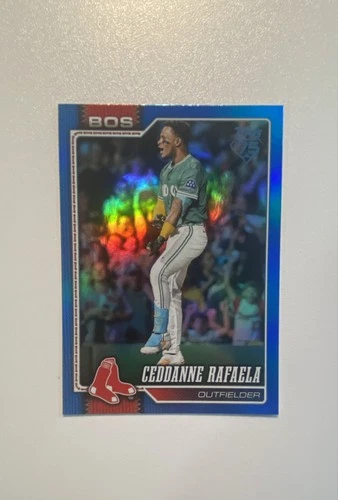 2026 Topps Series 1 Blue Rainbow Foil #101 Ceddanne Rafaela /150