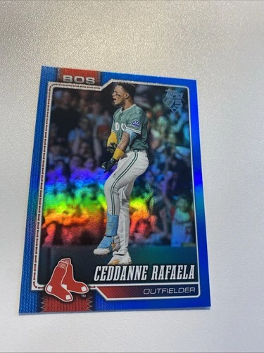 2026 Topps Series 1 Blue Rainbow Foil #101 Ceddanne Rafaela /150 - photo 4