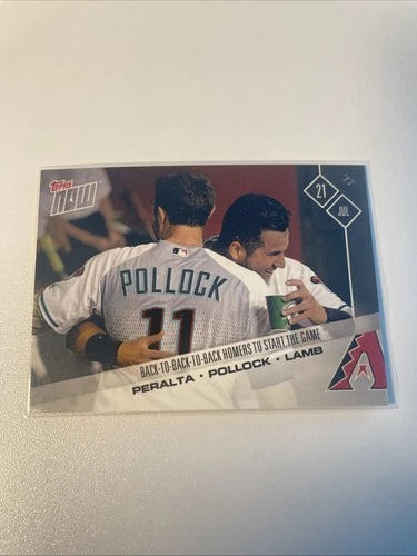 2017 Topps Now #377 Jake Lamb A.J. Pollock David Peralta