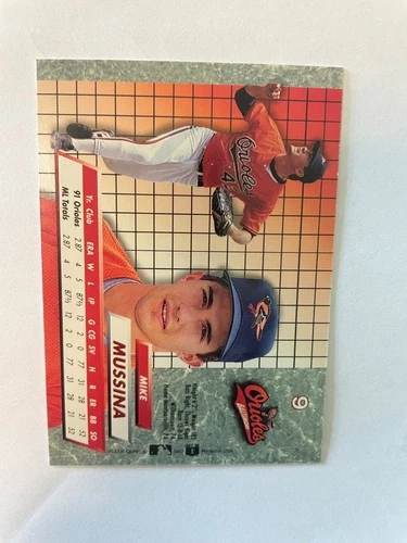 1992 Fleer Mike Mussina RC #9 *HOF* - photo 2