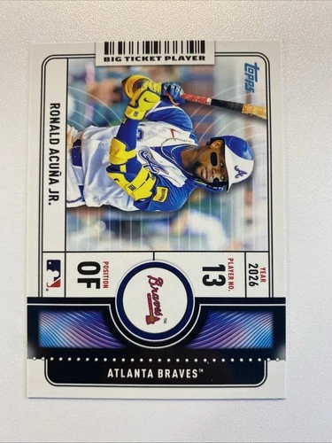 2026 Topps Series 1 Big Ticket Players #BTP-7 Ronald Acuna Jr Br