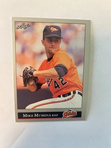 1992 Mike Mussina Series 1 Leaf Rookie Card #13 *HOF*
