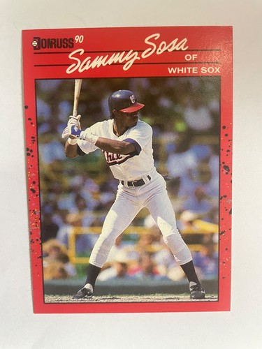 1990 Donruss #489 Rookie Sammy Sosa