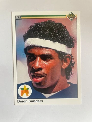 1990 UPPER DECK STAR ROOKIE #13 DEION SANDERS RC YANKEES