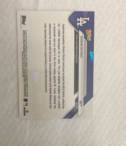 2025 Topps Now Shohei Ohtani #527 - photo 3