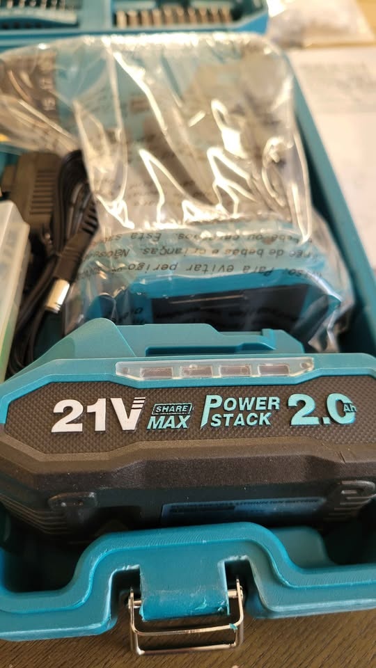 SEESII POWER TOOLS 21V Cordless Drill Tool Set - photo 2