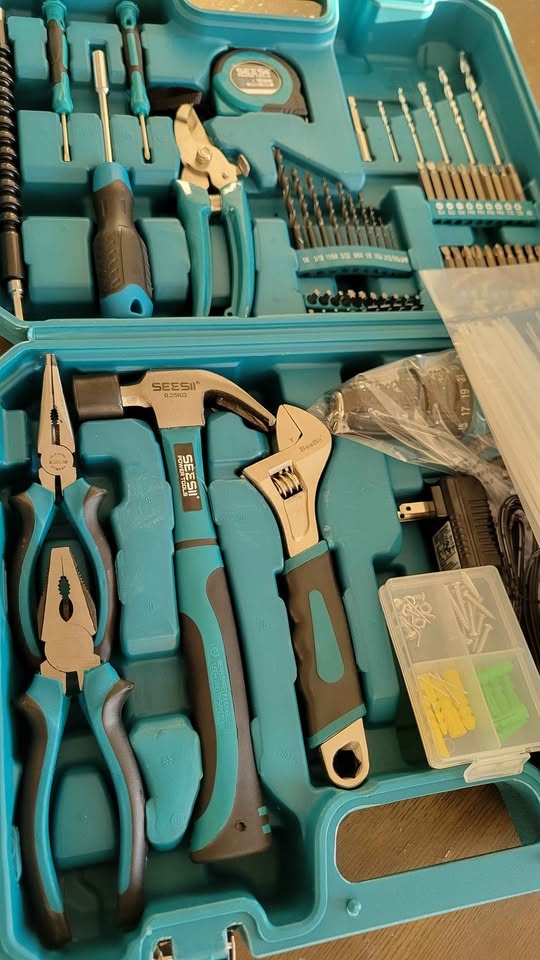SEESII POWER TOOLS 21V Cordless Drill Tool Set - photo 3