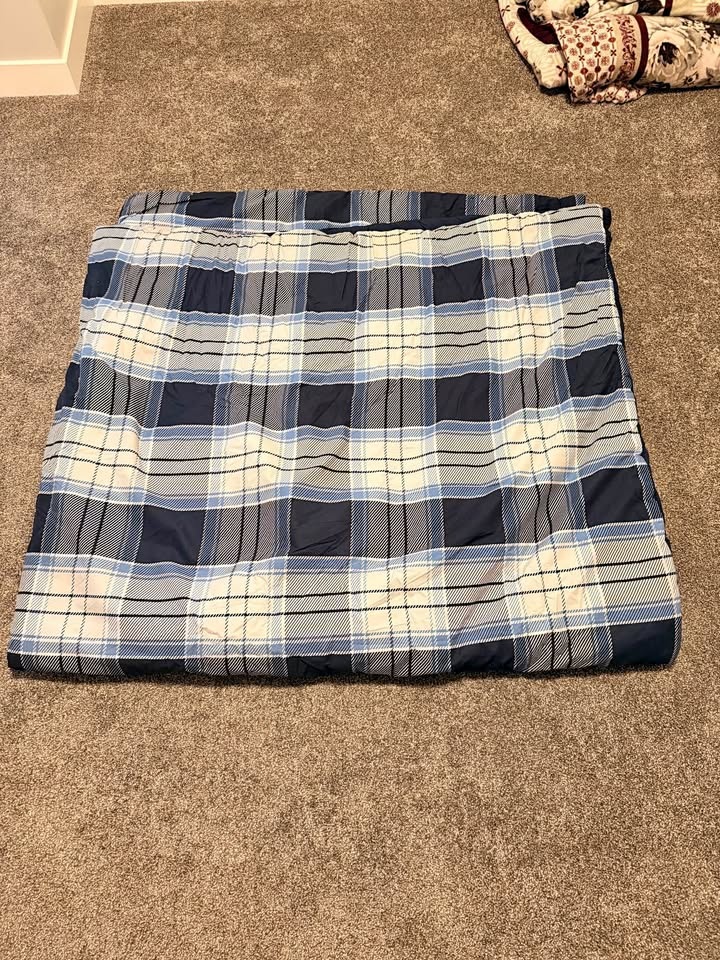 Pendleton 3-Piece King Comforter Set – Blue Plaid