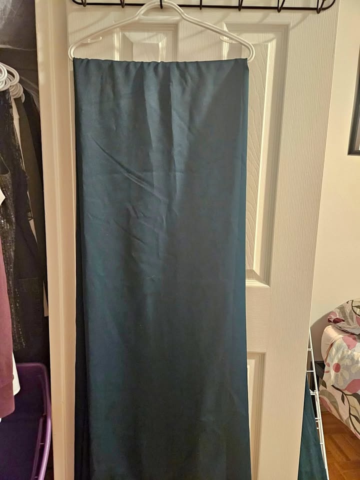 2 Ikea Deep Teal Blackout Curtains