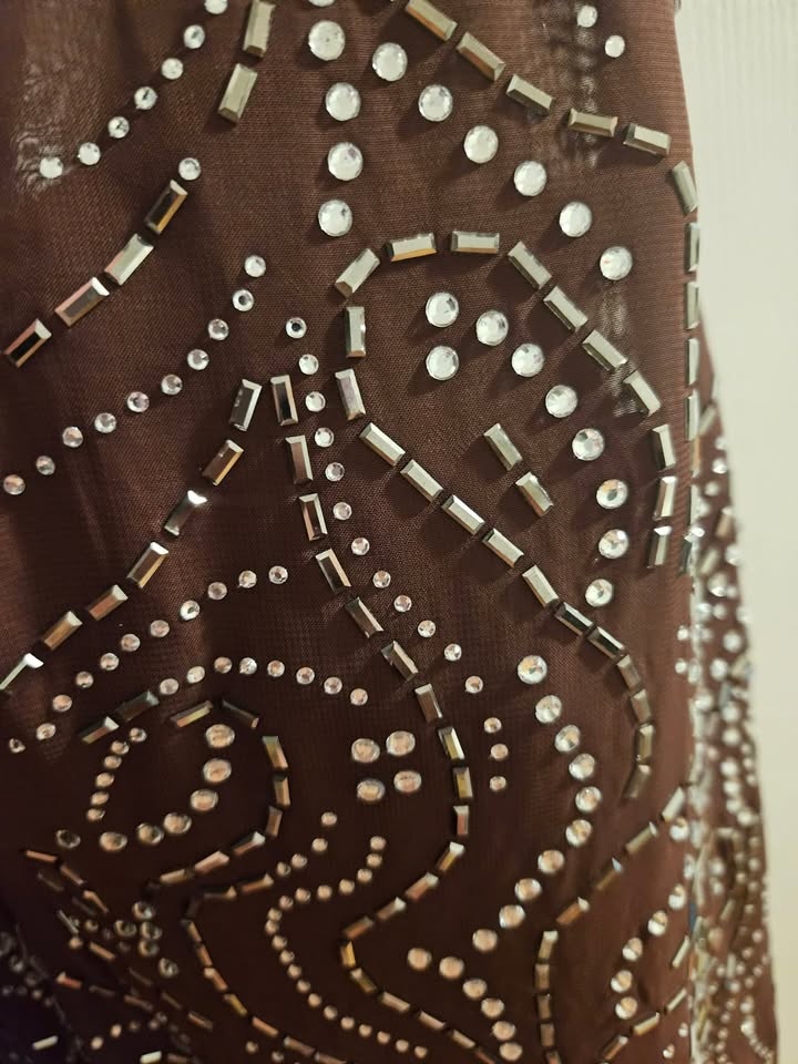 NWT XXL H&M Burgundy Beaded Dress - photo 4