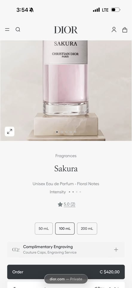 Dior Sakura 125ML - photo 4