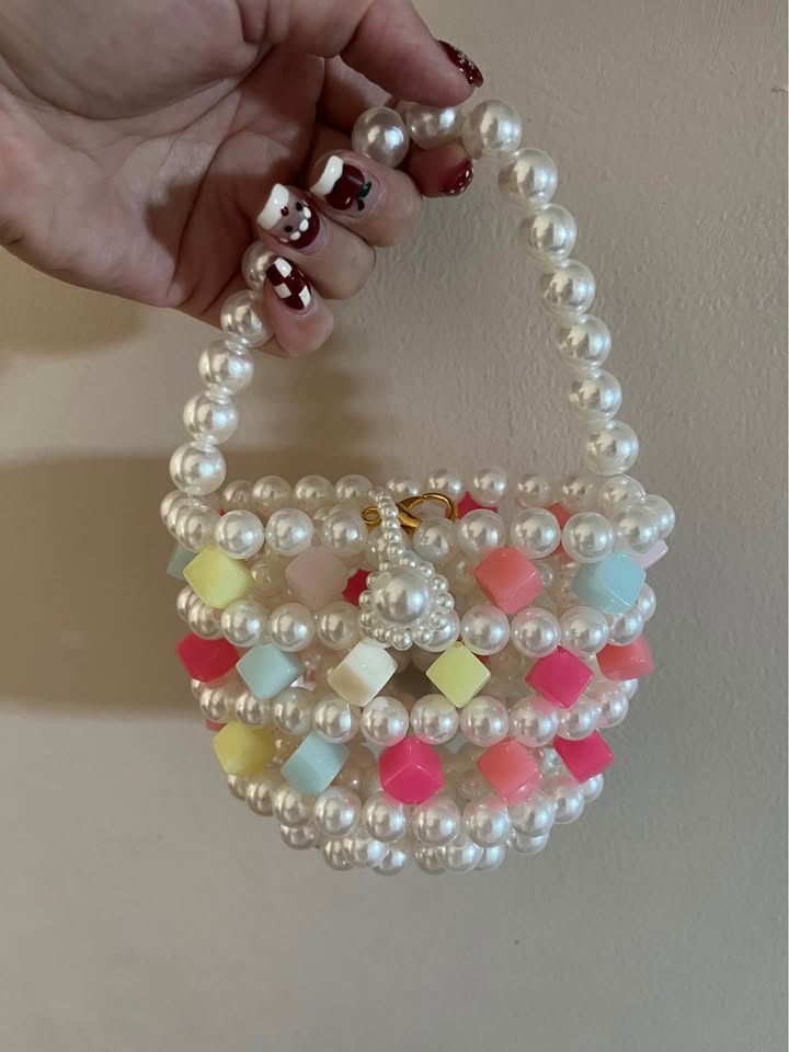 Mini pearl bag for kids - photo 2