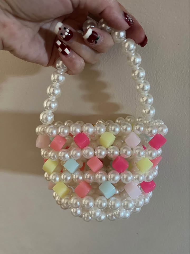 Mini pearl bag for kids - photo 3