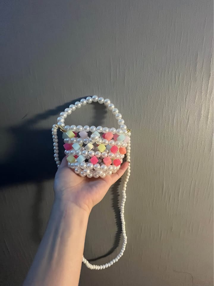 Mini pearl bag for kids - photo 4