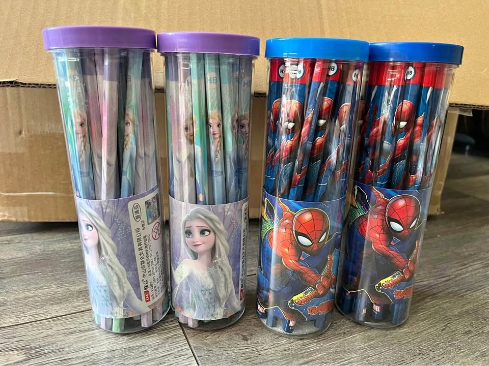 Disney Pencil Pack - Elsa & Spider-Man (30pcs)