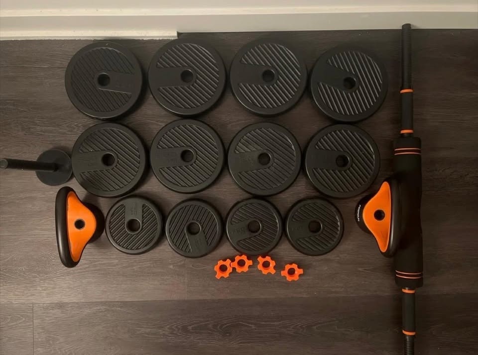 FEIERDUN 4-in-1 Adjustable Dumbbell Set (90 lbs) - photo 3