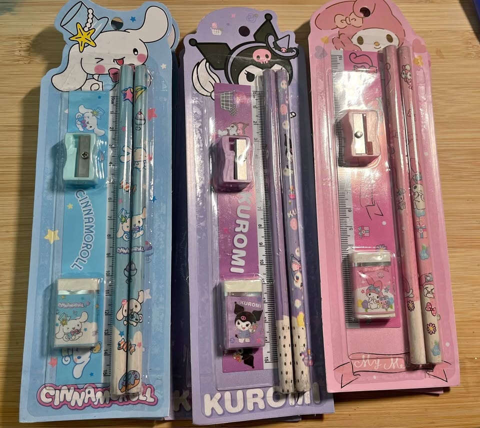 5pcs Sanrio Stationery 3 Packs