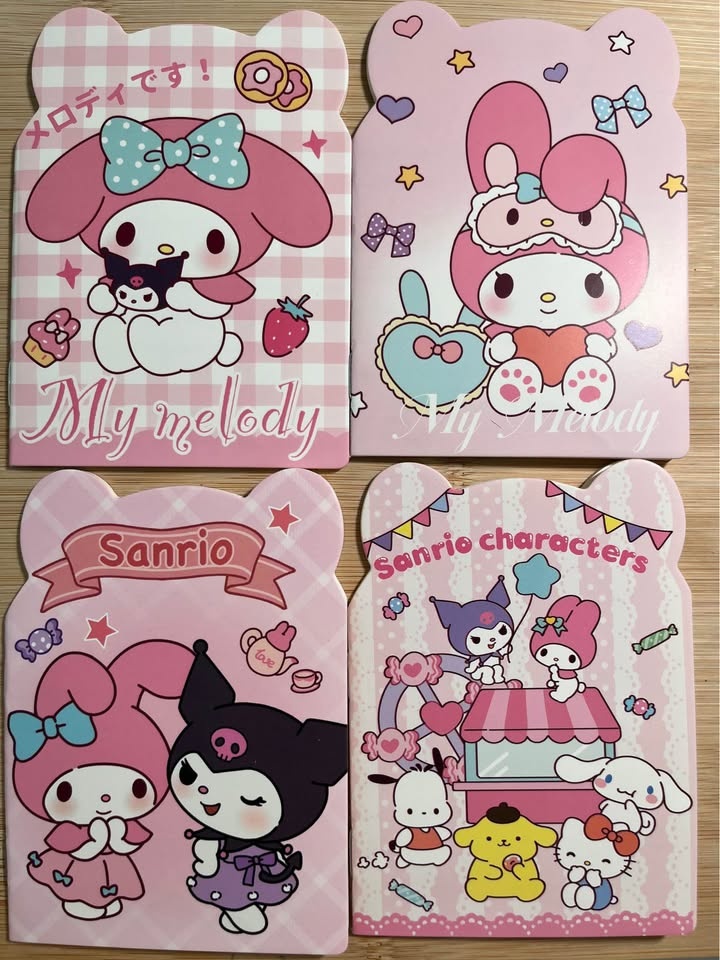6pcs Sanrio Notebooks (Kuromi, Melody, Cinnamoroll, etc.) - photo 4