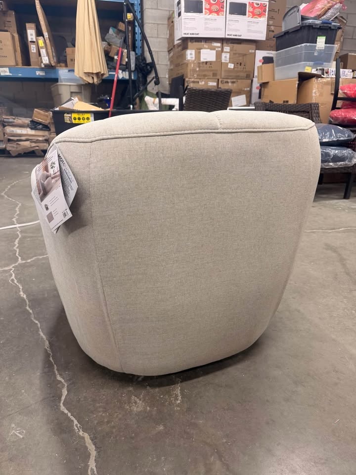 Fiona Fabric Swivel Chair with Power Footrest - photo 2