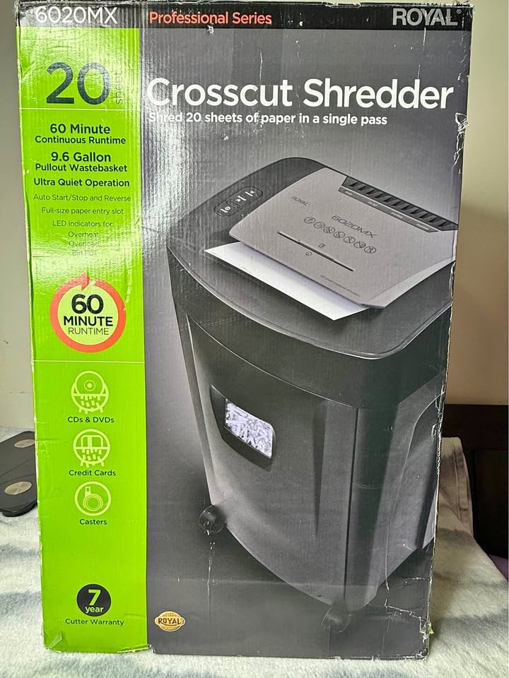 Royal Cross-Cut Paper Shredder