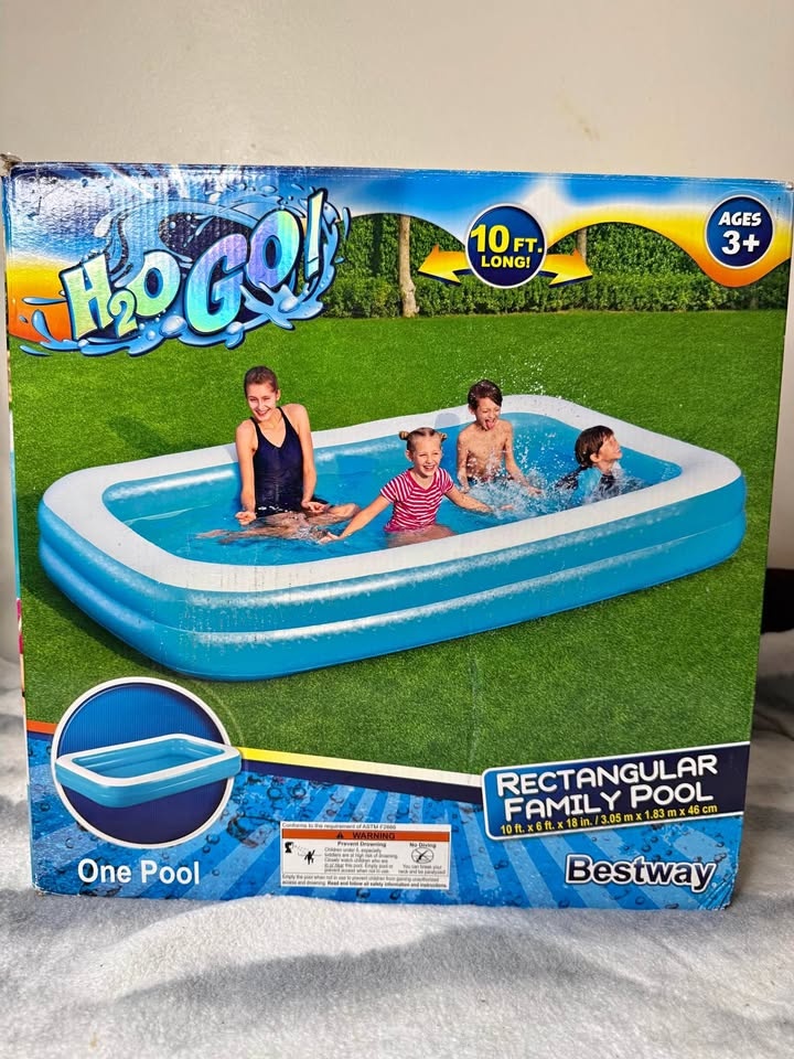 Bestway H2OGO! Rectangular Inflatable Family Pool