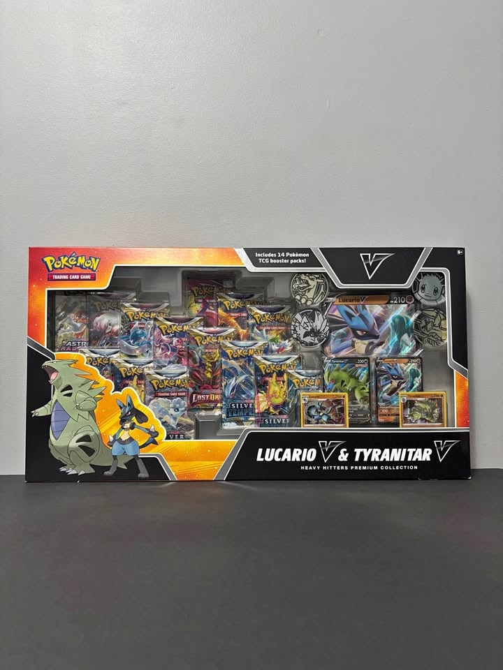 Pokemon TCG Heavy Hitters Collection Lucario V & Tyranitar V (14