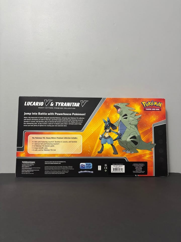Pokemon TCG Heavy Hitters Collection Lucario V & Tyranitar V (14 - photo 2