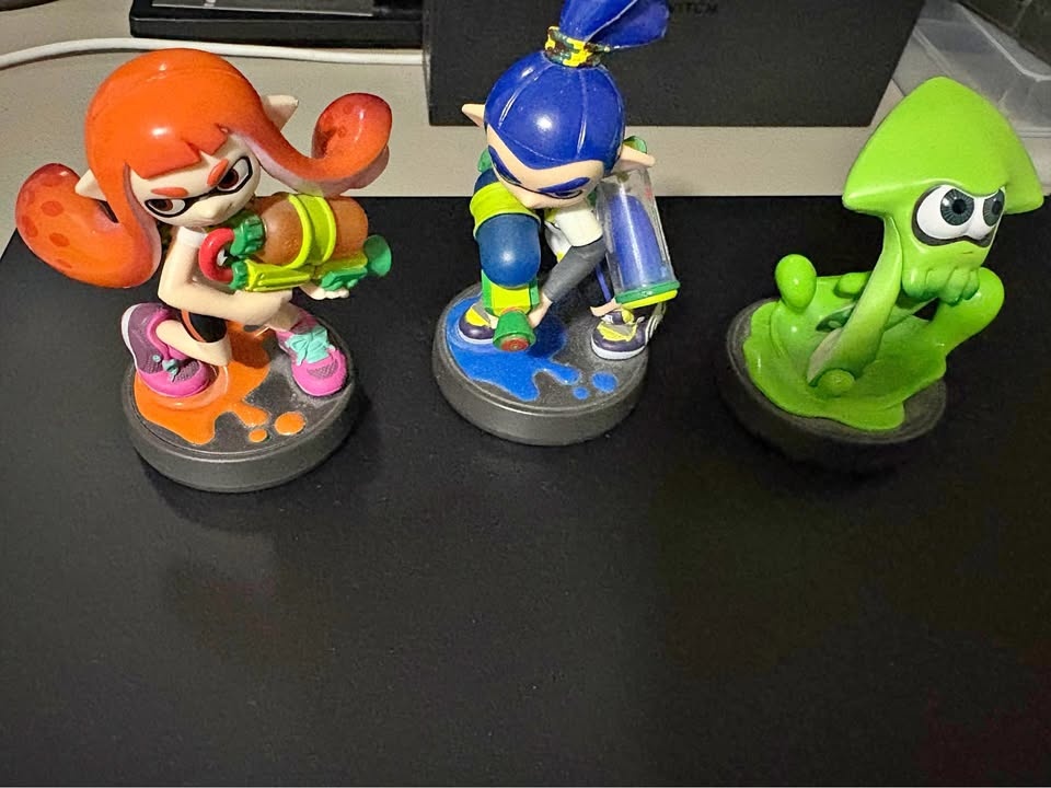 Nintendo Splatoon Amiibo Set - Inkling Girl Boy Squid