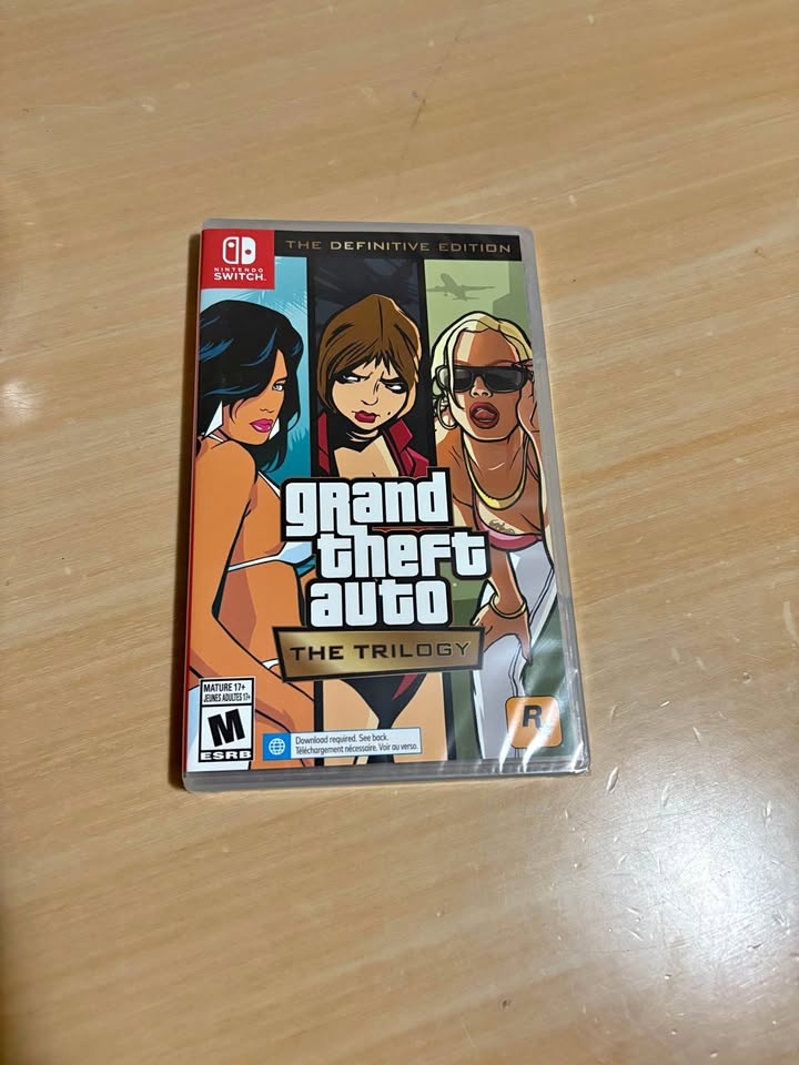 BNIB Sealed Grand Theft Auto Trilogy Switch Game