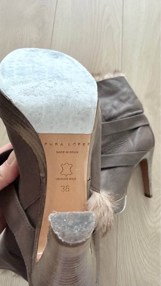 Pura Lopez High Heel Boots (Leather) - Richmond Pickup - photo 4