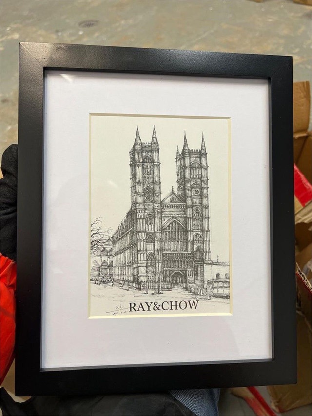 Ray and Chow Framed Print