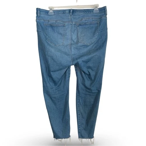 Torrid High-Rise Bombshell Skinny Distressed - 5 Button Fly - Sz - photo 3