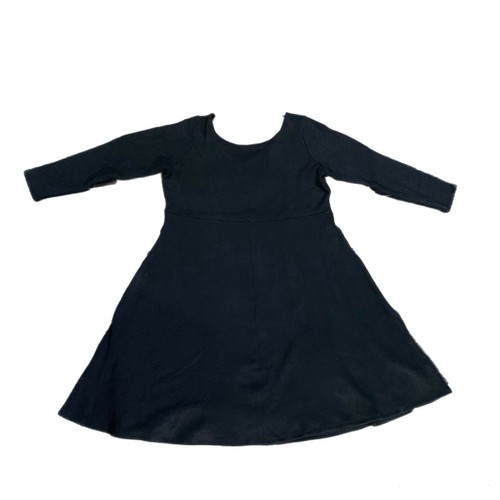 Joe Fresh Black Long Sleeve Scoop Neck A-Line Dress NWT 2X Plus