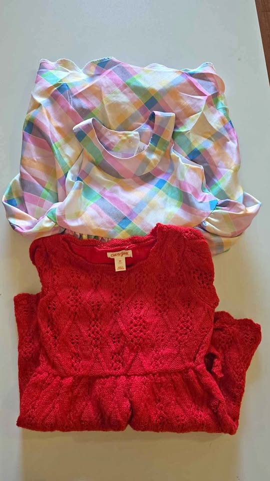 2 dresses excellent condition winter and summer size 3t