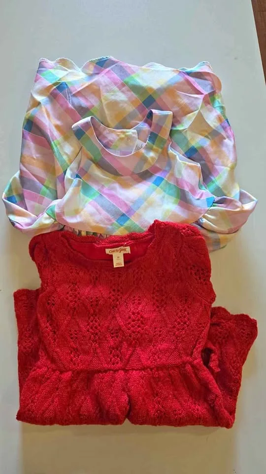 2 dresses excellent condition winter and summer size 3t thumbnail