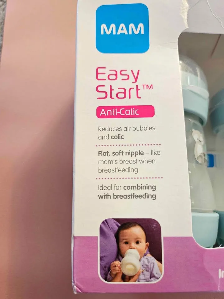 MAM 5 oz. Anti-Colic Bottles, Nature Colors, 0+ Months thumbnail