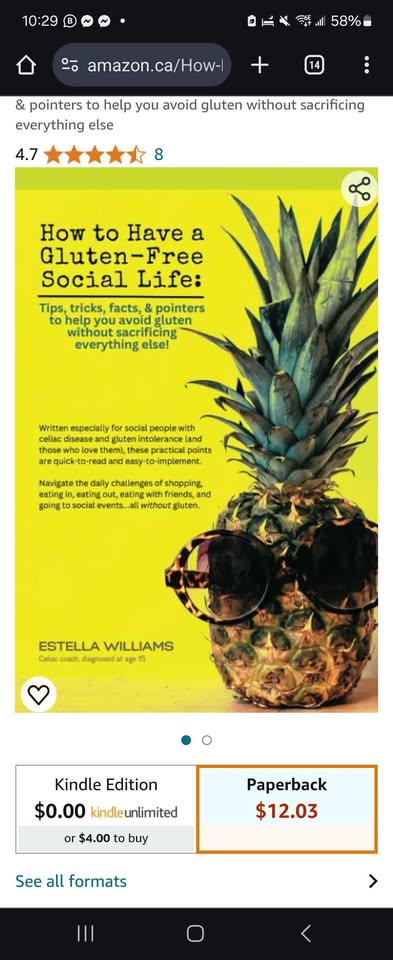 How to have Gluten free Social Life Book - photo 2