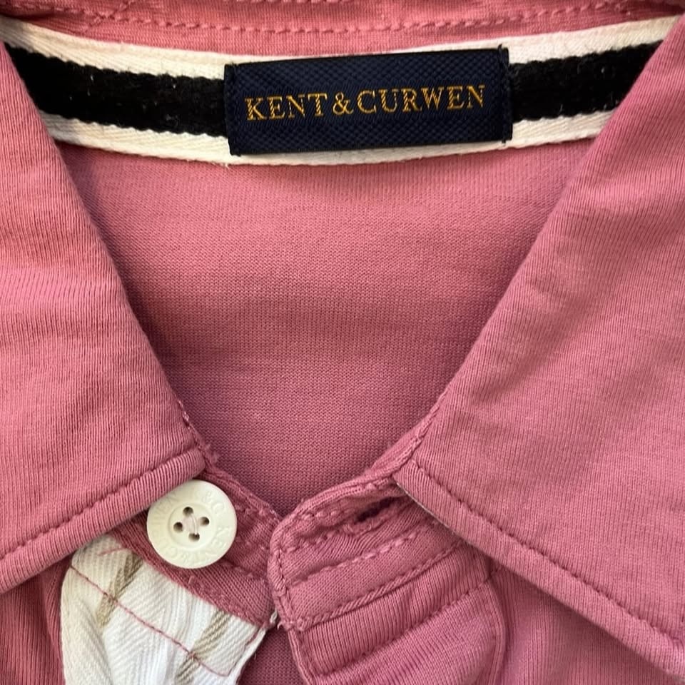 Kent & Curwen Pink Rugby Polo Shirt - photo 3