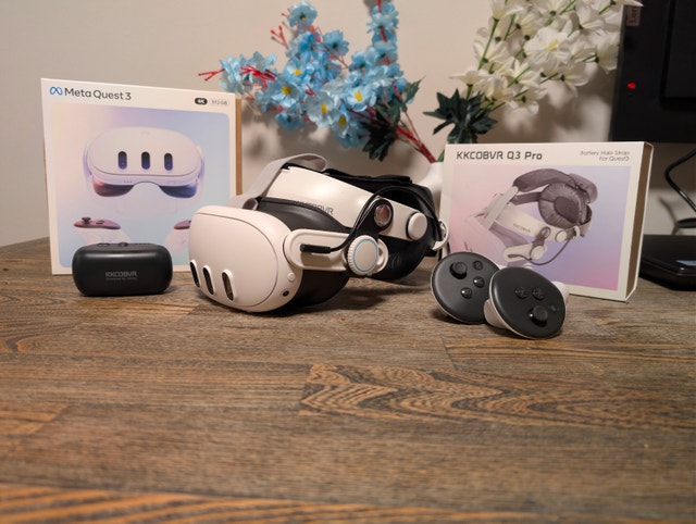 Meta Quest 3 (512 GB) + KKCOBVR Q3 PRO Strap