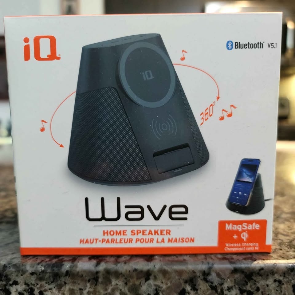 IQ Wave Home Speaker and Wireless Charger (Brand New)